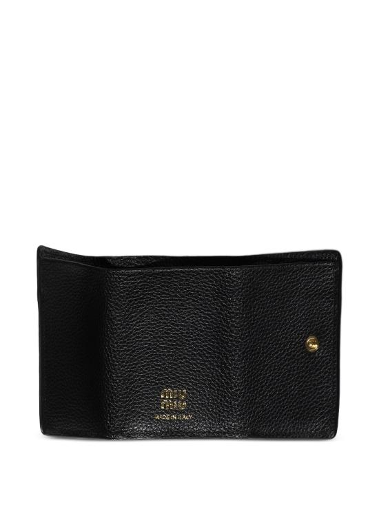 26FW 미우미우 스몰 비텔로 다이노 지갑 스몰 비텔로 다이노 지갑 5MH021ADT7 F0002 BLACK - MIU MIU