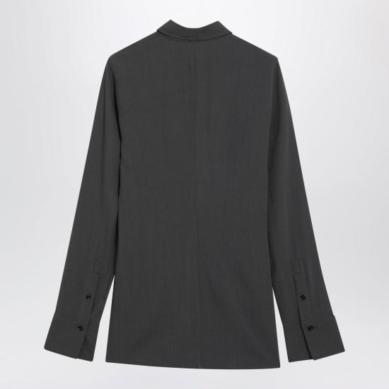 26FW 토템 셔츠 264WRT0759FB0475 263 BLACK - TOTEME