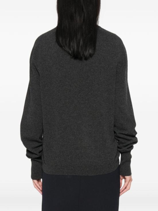 26FW 구찌 캐시미어 브이넥 니트 A008CUXKFUT 1220 GREY - GUCCI