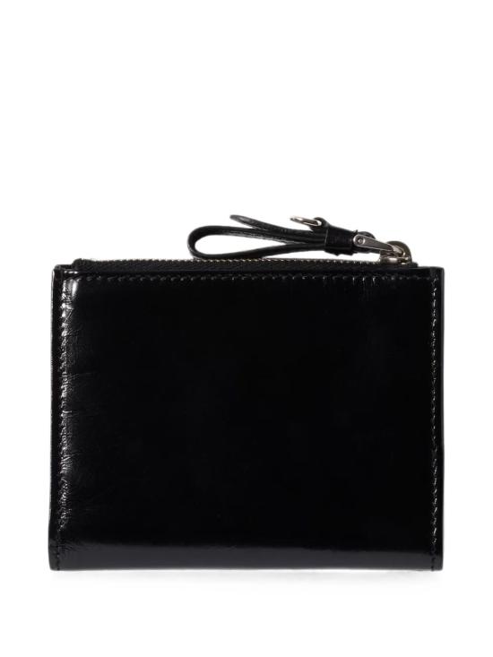 26FW 미우미우 로고 글로시 레더 지갑 5ML0502A44 F0002 BLACK - MIU MIU
