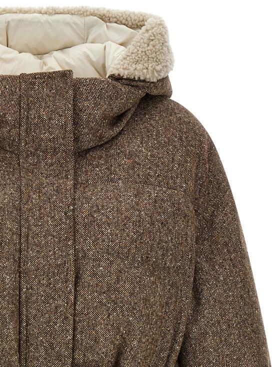 26FW 브루넬로 쿠치넬리 패딩 MD0029607C001 Brown - BRUNELLO CUCINELLI