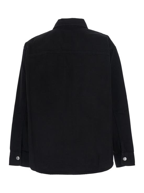 26FW 아미 아미 드 꾀흐 데님 오버셔츠 UJK918DE0131001 Black - AMI