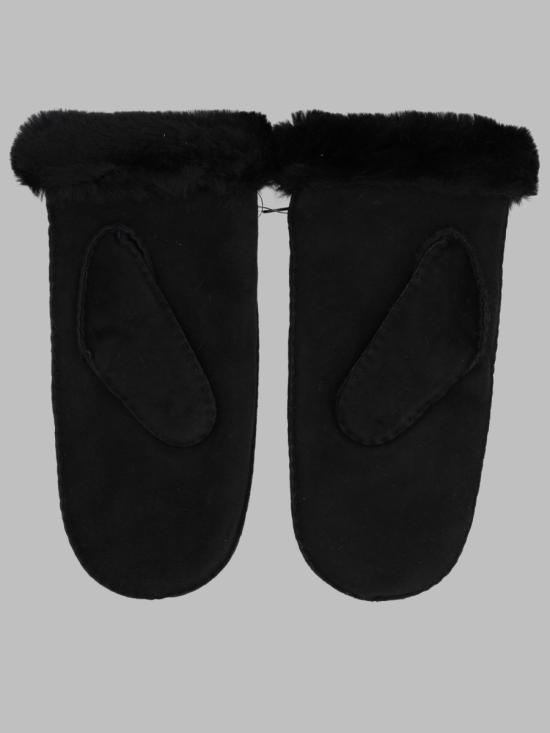 26FW 어그 셔링 자수 미튼 장갑 20932 BLK BLACK - UGG