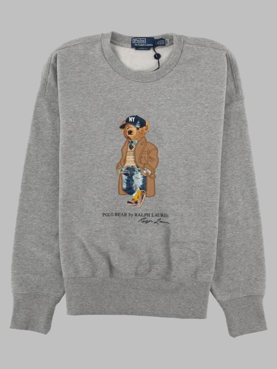 26FW 폴로 랄프로렌 긴팔 티셔츠 710B27080 001ANDOVERHEATHER GREY