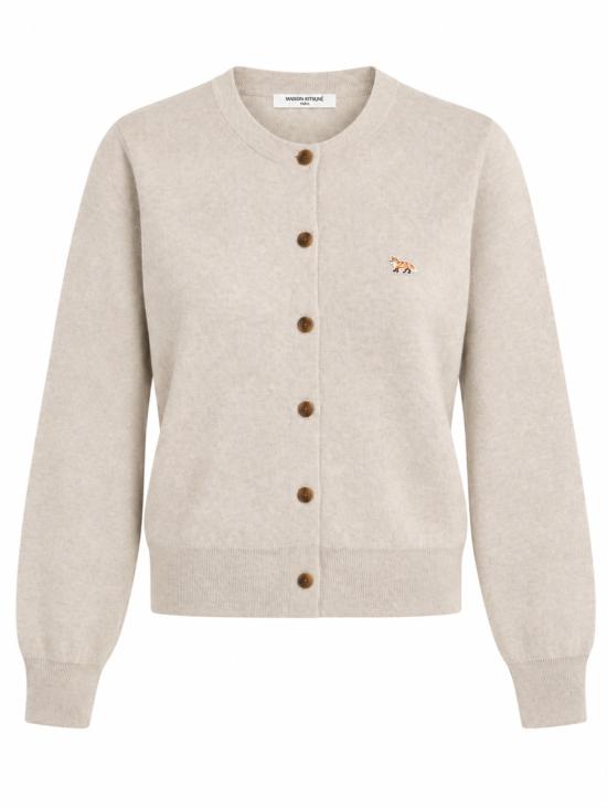 26FW 메종키츠네 베이비 폭스 메리노 레귤러 가디건 PW00502KT1181 H218 BEIGE