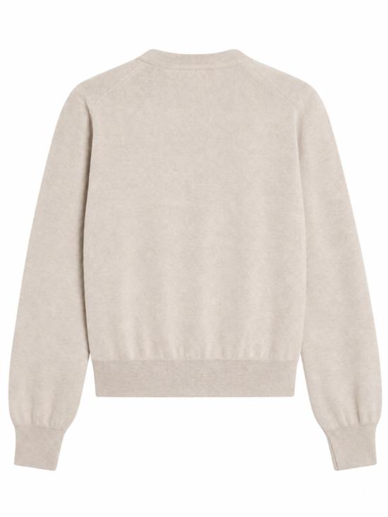 26FW 메종키츠네 베이비 폭스 메리노 레귤러 가디건 PW00502KT1181 H218 BEIGE - MAISON KITSUNE