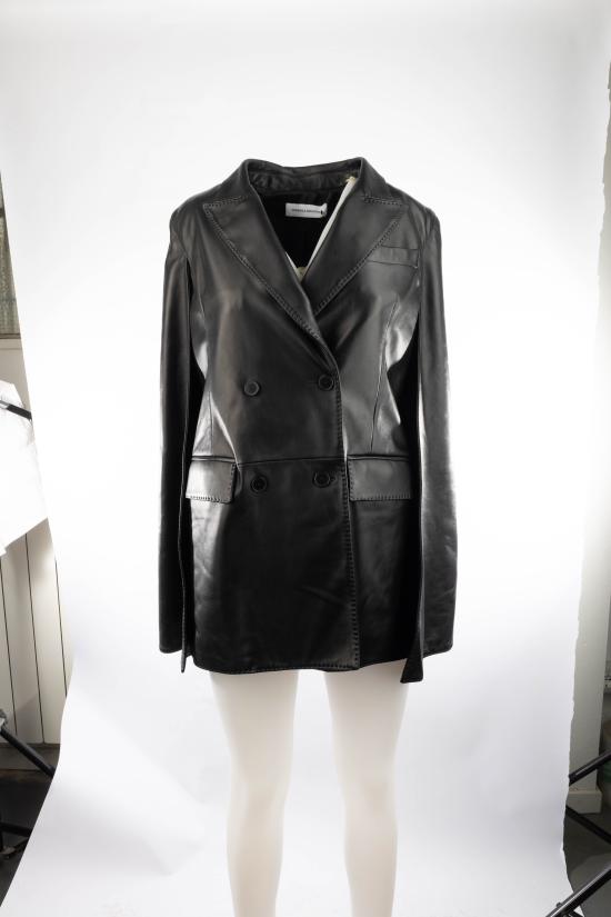 26FW 페데리카 보니파치 가죽 자켓 KA006PL BLACK