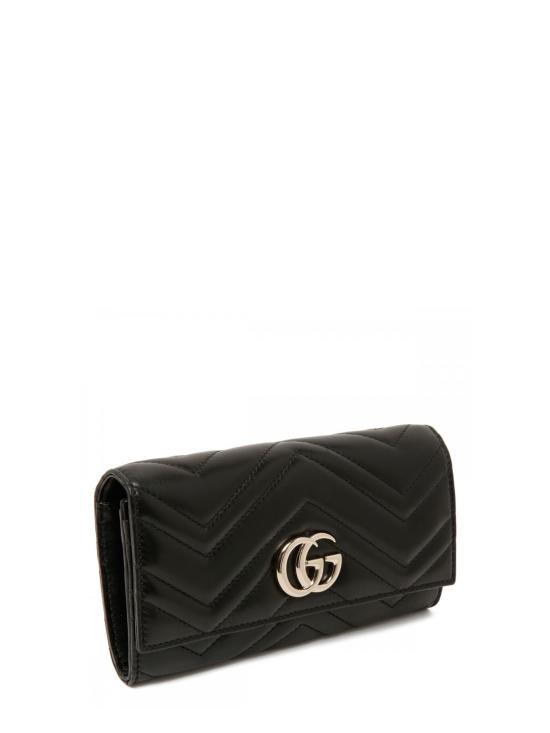 26FW 구찌 GG 마몽 콘티넨탈 지갑 443436 AAFAX1000 BLACK - GUCCI