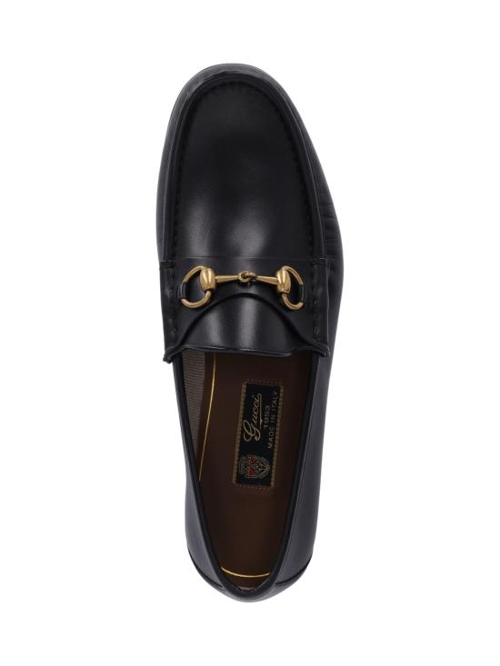 26FW 구찌 1953 홀스빗 레더 로퍼 307929 BLM001000 BLACK - GUCCI