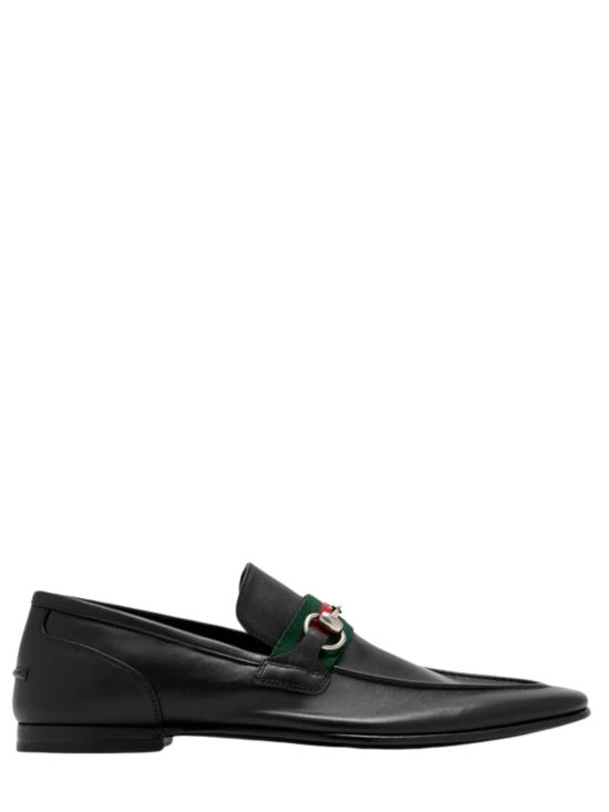 26FW 구찌 코모 홀스빗 레더 로퍼 874936 AAGSM1060 BLACK