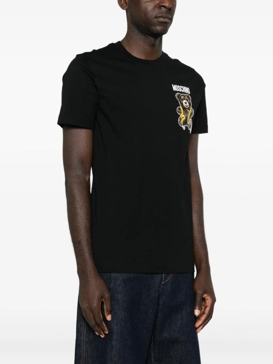 26FW 모스키노 반팔 티셔츠 A07215241 1555 - MOSCHINO