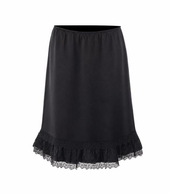 26FW 가니 미디 스커트 A1090315 099 BLACK