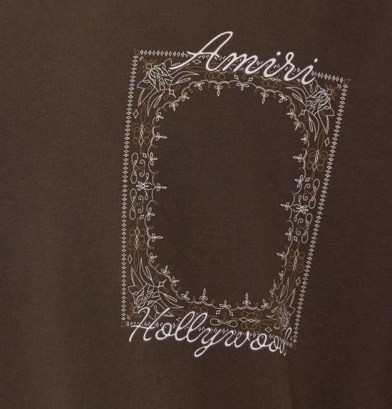26FW 아미리 반팔 티셔츠 426JR004 HUSK BROWN - AMIRI