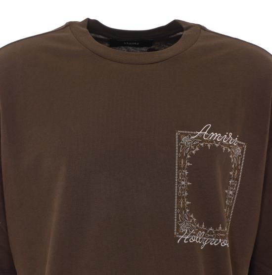 26FW 아미리 반팔 티셔츠 426JR004 HUSK BROWN - AMIRI