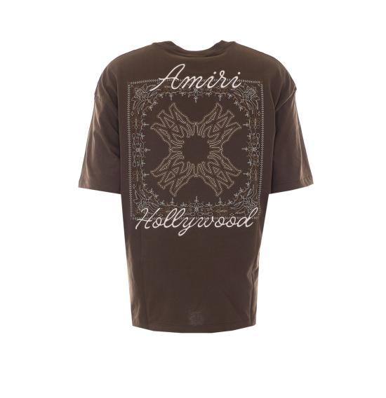 26FW 아미리 반팔 티셔츠 426JR004 HUSK BROWN - AMIRI