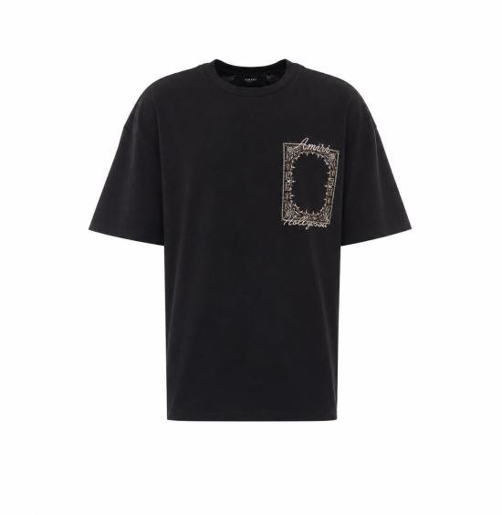 26FW 아미리 반팔 티셔츠 426JR004 BLACK