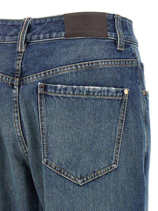  브루넬로 쿠치넬리 데님 팬츠 LDMP095P5565C9039 BLUE - BRUNELLO CUCINELLI