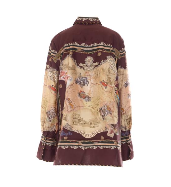 26FW 짐머만 셔츠 0901TF261 PLSCF BROWN - ZIMMERMANN