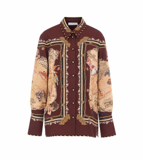 26FW 짐머만 셔츠 0901TF261 PLSCF BROWN
