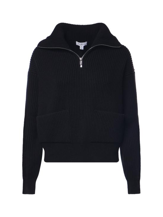 26FW 알라이아 스웨터 AA9G0147K276D 995 BLACK