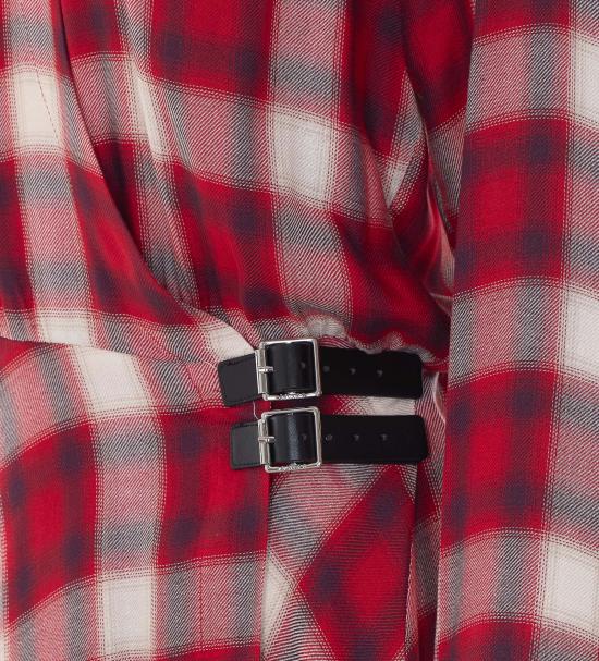 26FW 핑코 미디 원피스 107381 A3HJRZ5 RED - PINKO