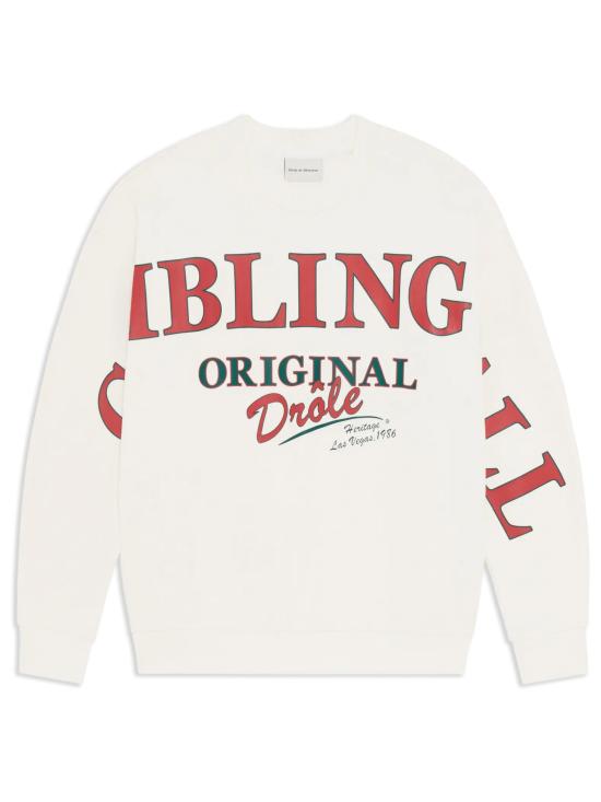 26FW 드롤드무슈 긴팔 티셔츠 MSW211CO127 OW BIANCO