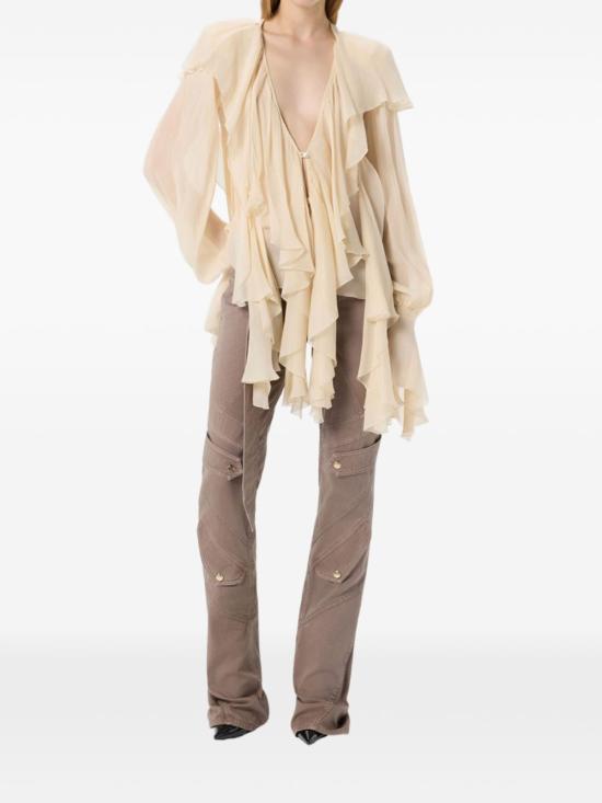 26FW 블루마린 셔츠 RF6071T6679 X0818 BEIGE - BLUMARINE