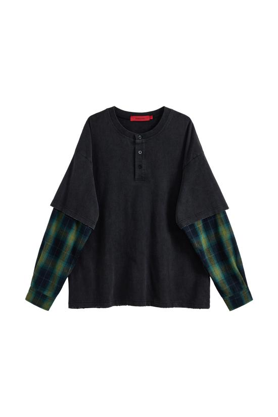 26FW 아큐펑처 1993 반팔 티셔츠 HTEM314003111 WASHED BLACK