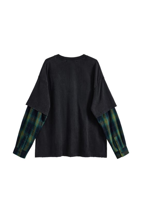 26FW 아큐펑처 1993 반팔 티셔츠 HTEM314003111 WASHED BLACK - ACUPUNCTURE 1993