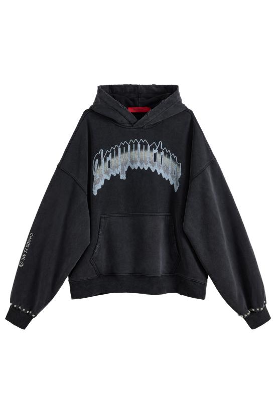 26FW 아큐펑처 1993 후드 티셔츠 HTEM373504111 WASHED BLACK