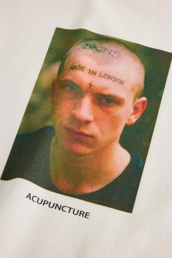 26FW 아큐펑처 1993 반팔 티셔츠 HTEM324903214 OFF WHITE - ACUPUNCTURE 1993