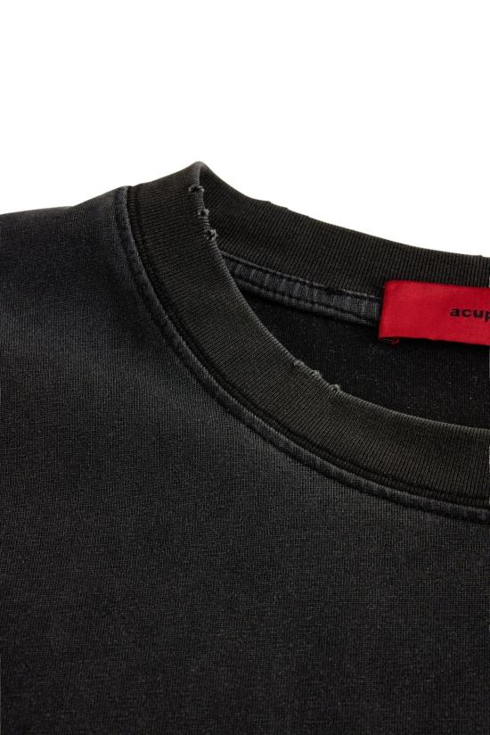 26FW 아큐펑처 1993 반팔 티셔츠 HTEM324703111 WASHED BLACK - ACUPUNCTURE 1993
