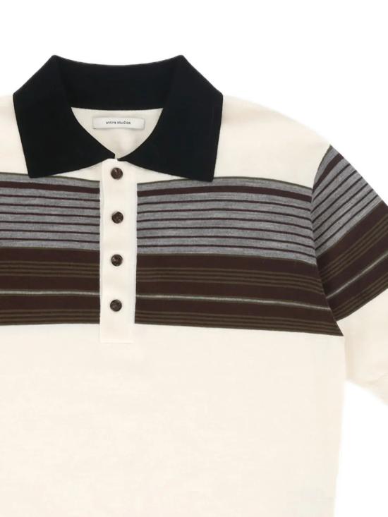 26FW 엔타이어 스튜디오 폴로 티셔츠 ESFW26PO01623 RURAL BIANCO - ENTIRE STUDIOS