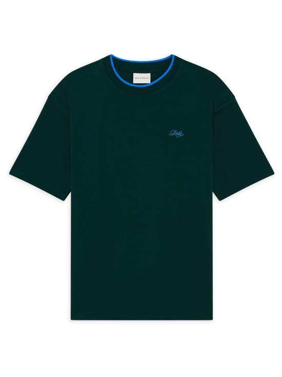 26FW 드롤드무슈 반팔 티셔츠 MTS348CO248 GN VERDE