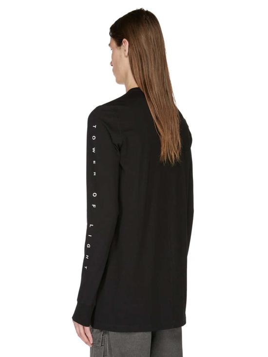 26FW 릭 오웬스 긴팔 티셔츠 레벨  블랙/밀크 - RICK OWENS