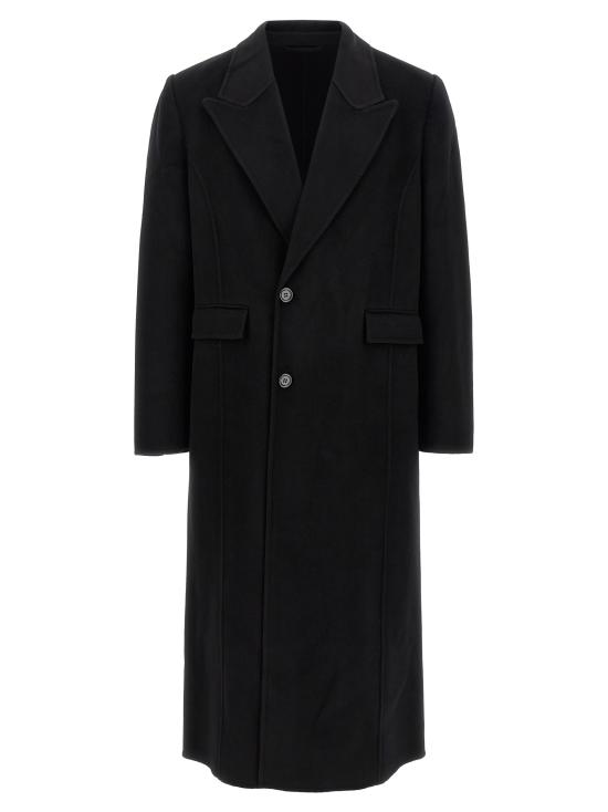 26FW 세퍼 트렌치 코트 MFW26CASHEMEREBLA Black