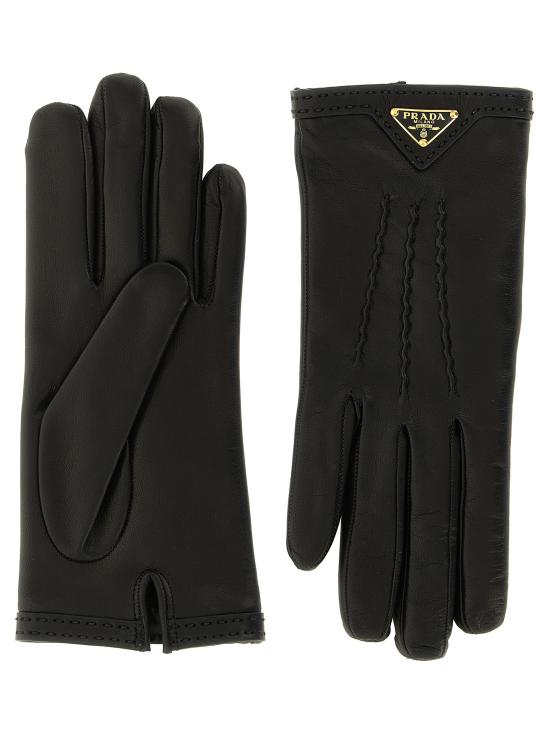26FW 프라다 장갑 1GG74C038F0002 Black - PRADA