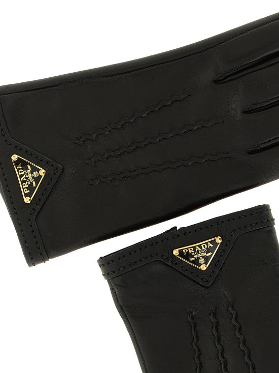 26FW 프라다 장갑 1GG74C038F0002 Black - PRADA