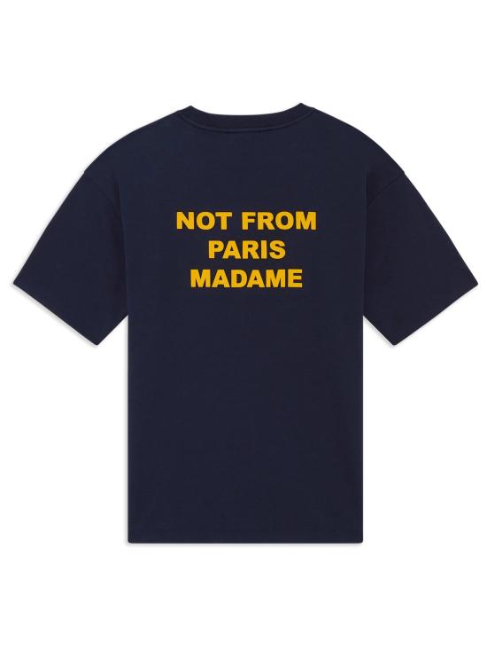 26FW 드롤드무슈 반팔 티셔츠 MTS203CO002 NY BLU - DROLE DE MONSIEUR