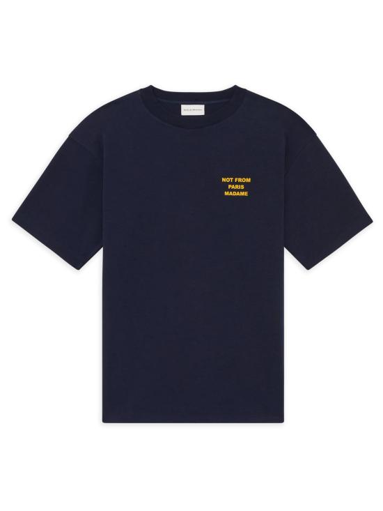 26FW 드롤드무슈 반팔 티셔츠 MTS203CO002 NY BLU