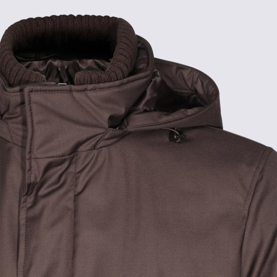 26FW 에르노 후드 다운 자켓 PI001155U 126388800 MARRONE - HERNO