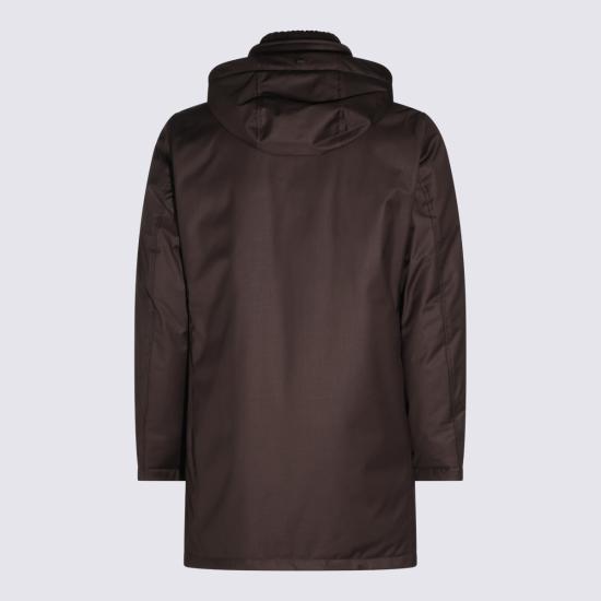 26FW 에르노 후드 다운 자켓 PI001155U 126388800 MARRONE - HERNO