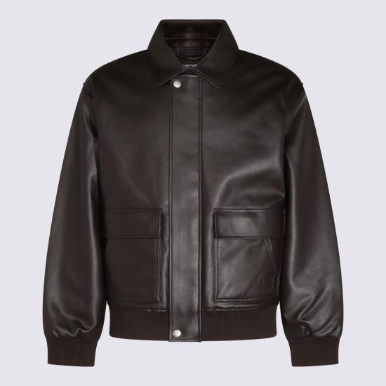 26FW 칼하트 WIP 애리조나 플랩 포켓 자켓 I036997 47XX TOBACCO