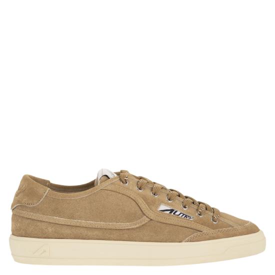 26FW 오트리 WINDSCAPE 로우 스니커즈 캔버스 SCLM BEIGE