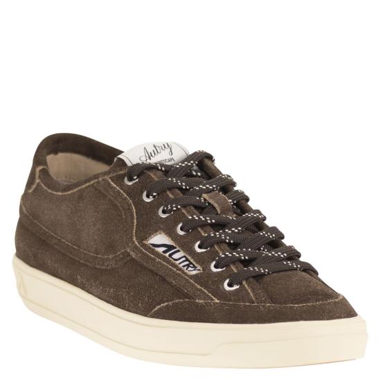 26FW 오트리 WINDSCAPE 로우 스니커즈 캔버스 SCLM BROWN - AUTRY