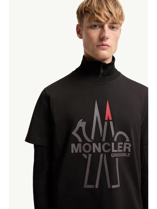 26FW 몽클레어 반팔 티셔츠 L20978C0000789AZ9 999 NERO - MONCLER
