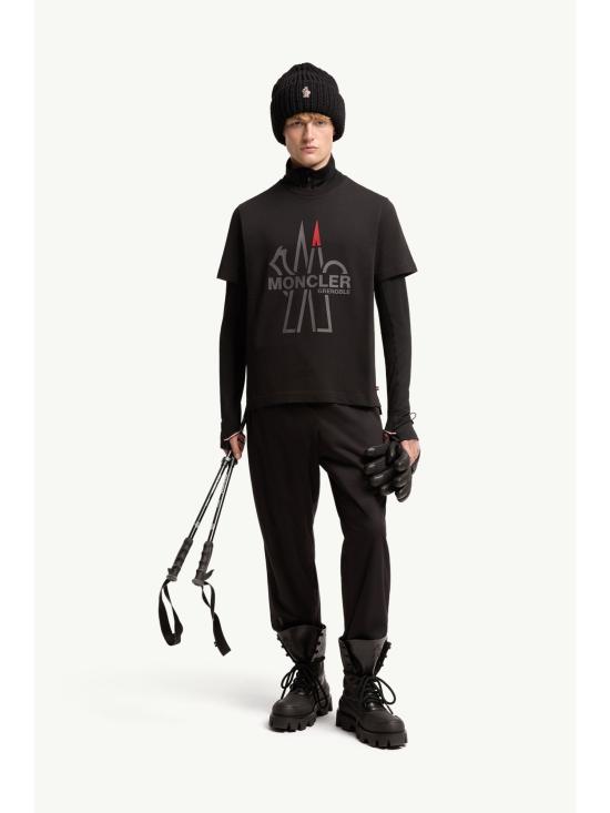 26FW 몽클레어 반팔 티셔츠 L20978C0000789AZ9 999 NERO - MONCLER