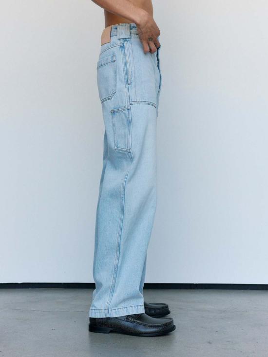  로에베 데님 팬츠 파울라의 이비자  워시드 - LOEWE