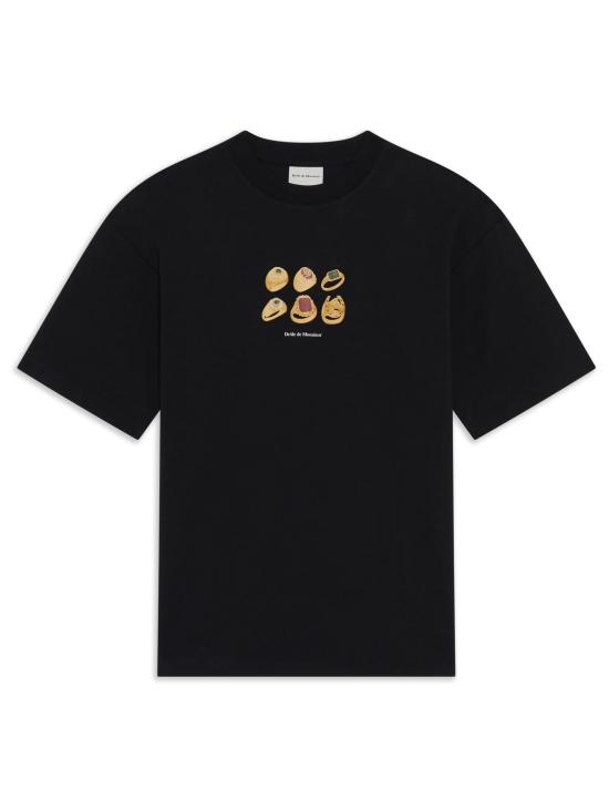 26FW 드롤드무슈 반팔 티셔츠 MTS341CO002 BL NERO