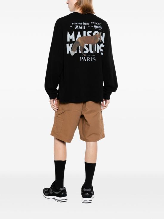 26FW 메종키츠네 반팔 티셔츠 MQMJT03KJ0119 P199 - MAISON KITSUNE